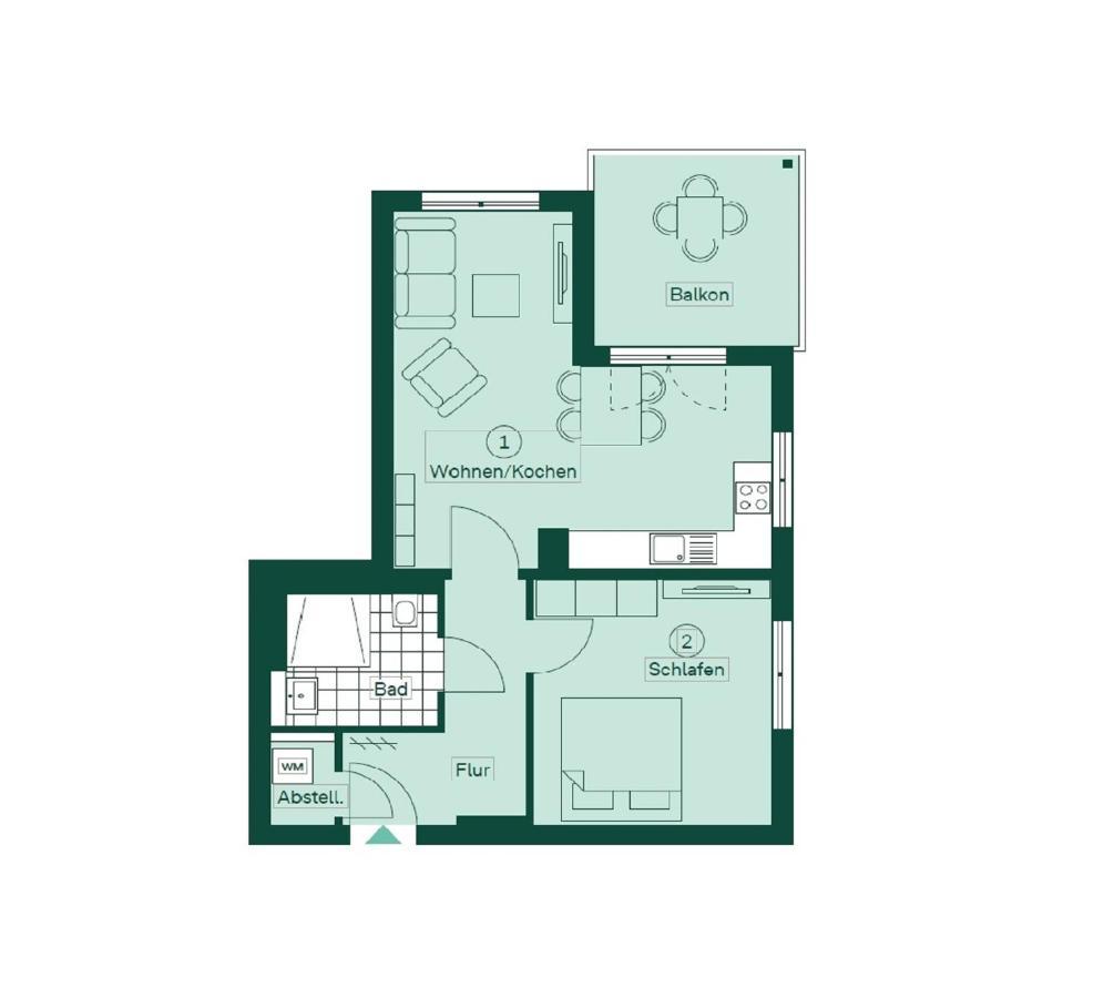 Apartment "Sonnendeck" - Haffresidenz Zirchow エクステリア 写真